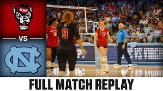 NC State vs. North Carolina Full Match Replay | 2023 ACC Volleyball