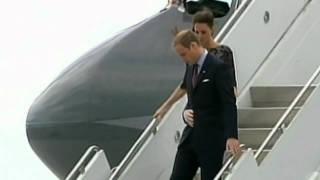 Duke and Duchess of Cambridge arrive in Canada