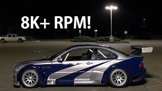 M3 GTR POV Driving - 8,200 RPM 120+ MPH