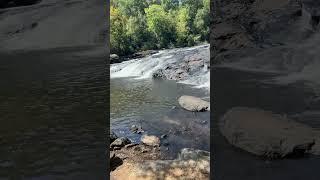 Flowing water sounds so peaceful #hiking