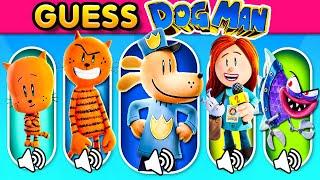  Guess DOG MAN Character By Their Voice | Dog Man, Petey, Li'l Petey