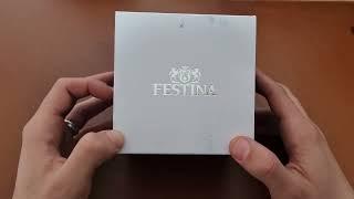 Unboxing   Festina Ceramic Chronograph Watch (F20515)