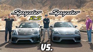 Porsche Spyder RS vs Spyder: $100K Challenge! Can You Tell the Difference?(Porsche Owners React)