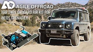 Introducing the Agile Offroad | ARB Twin Onboard Air Kit for the INEOS Grenadier