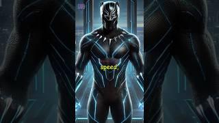  Black Panther’s Vibranium Cybernetic Suit.#blackpanther #tech  #superhero #suit #youtubeshorts #ai