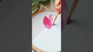 Fabric Painting | Saree Painting #fabricpainting #sareepainting #fabriccolours