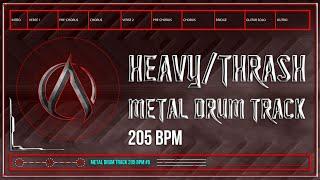 Heavy/Thrash Metal Drum Track 205 BPM (HQ,HD)