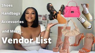 10 Accessories, Shoe and Handbag Whole Sale Vendors | Free Vendor List Pt 3