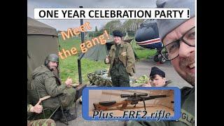 FARG first year celebration, BBQ, meet the gang, bayonets and rifles!