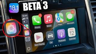 iOS 18.1 - New Apple CarPlay Features