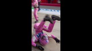 Lance Stroll's Crazy Pit Stop Drama! #Shorts