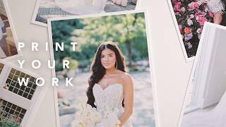 My NEW Print Shop & Why I Print my Client's Wedding Photos FOR FREE.