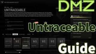 How to Complete UNTRACEABLE in DMZ Walkthrough