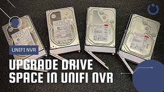 Unifi NVR Drive Upgrade/Drive Fail Procedure