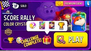 Score Rally Solo Challenge Color Crystals Rainbow 4,000 points Match Masters Premium Event