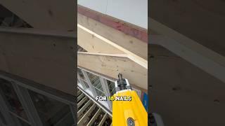 Rafter ties require a lot of nails! #construction #new #framing #diy #howto #building #roofing