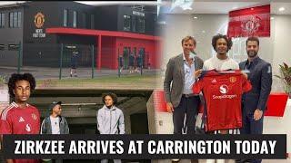 WOW!! Zirkzee SET for official Manchester United unveiling at Carrington after passing medical...