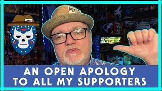 An Open APOLOGY To All My Jeffman316 Pop Cultute Reporter YouTube Channel Supporters