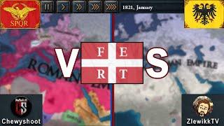 [EU4] Savoy Double Timelapse - Chewy (Roman Empire) vs Zlewikk (Holy Roman Empire)