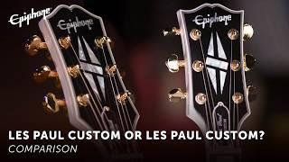 Compared: Epiphone & Inspired By Gibson Custom Les Paul Custom