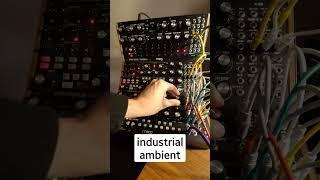 Industrial ambient patch with the Moog sound studio