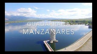 Spring Drone Flight Guadarrama  Manzanares el Real & XIX Century Dam Tower