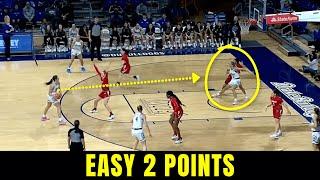 This SUPER SIMPLE baseline play will get you two baskets per game