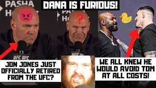 Dana White Announces Jon Jones' Official RETIREMENT! Aspinall Promoted To Undisputed? My Reaction