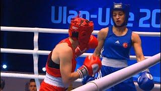 R16 (W51kg) GRIGORYAN Anush (ARM) vs CAKIROGLU Busenaz (TUR) /AIBA WWCHs Ulan Ude 2019