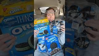 trying ONLY OREO themed snacks  #oreo #snacks #cookies