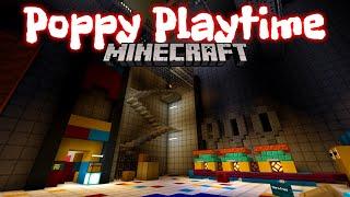 Poppy Playtime and Huggy Wuggy in Minecraft