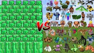 EMERALD GOLEM ARMY vs BOSS MOBS