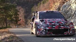 - TEST E. EVANS - TOYOTA GR YARIS HYBRID RALLY1 - MONTE CARLO 2022- CHECKPOINTRALLYE -