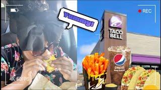 QUICK LUNCH BREAK AFTER WASHING MY CHILDREN DIRTY LAUNDRY *||~ TACO BELL MUKBANG 