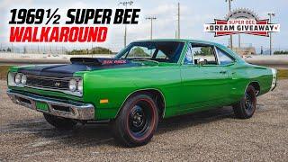 Dodge Super Bee Review: Rare 1969 1/2 Super Bee Dream Giveaway Walk Around - 1 of 153- Enter to win!