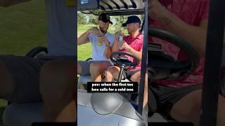 Best way to start the round! ️‍️#golf #golfers #golfing #beer #golfcourse