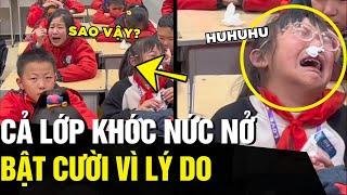 Học sinh ngồi KHÓC NỨC NỞ trong lớp, đến khi biết sự tình thì AI CŨNG BẬT CƯỜI | Tin Ngắn 3 Phút