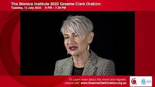 Bionics Institute 2022 Graeme Clark Oration Promo