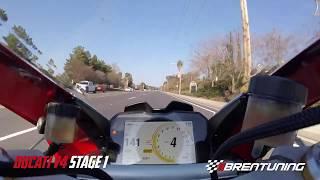 2018 Ducati V4, BrenTuning Stage 1 Flash Test