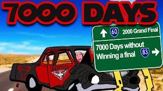 How the Essendon Bombers failed to win a final in 7000 Days | Road to 7000