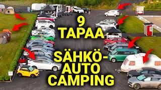 550. Näin yövyt sähköautossa, 9 tapaa sähköauto-campingiin