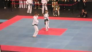 Mark Trotter & Carl Van Roon - Pre-arranged Sparring - 2013 ITF World Championships - Benidorm Spain