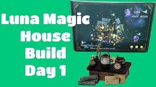 Luna Magic House Build-Day 1 (Unboxing and the first page)