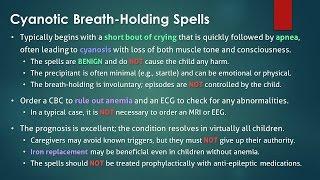 Cyanotic Breath Holding Spells