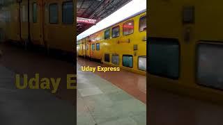 Double Decker Uday Express,Visakhapatnam. @GhoomoIndiaDilSe #viral #shorts #train