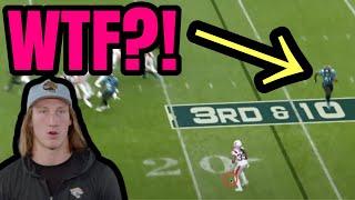 Trevor Lawrence bails out worst defensive call EVER! - Jaguars vs Patriots film study