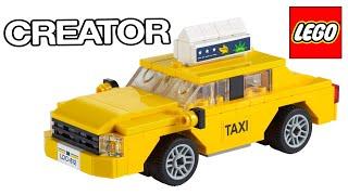 Lego Creator  40468  Yellow Taxi  Speed Build Review