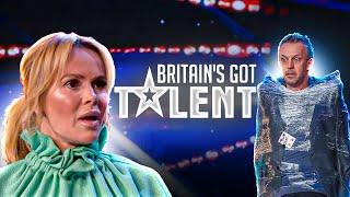 Wrap Up Magic: Hilarious Magician Alan Hudson Stuns Amanda Holden On Britain's Got Talent