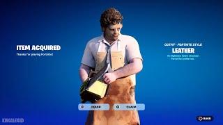 How To Get Leatherface Skin NOW FREE In Fortnite (Unlocked LEGO Leatherface Style)