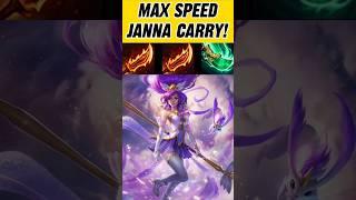 Max Speed Janna Carry! TFT Seta 3.5 #tft #tftshorts #gaming